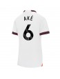 Billige Manchester City Nathan Ake #6 Bortedrakt Dame 2023-24 Kortermet